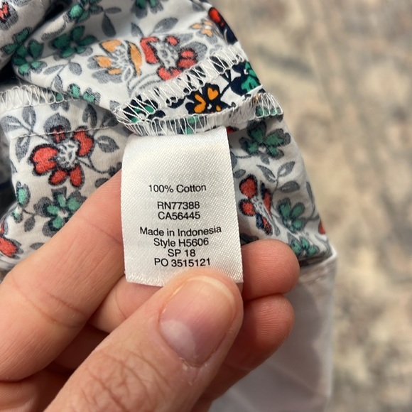 J. Crew High Waist Red and Blue Shorts size 0. - Picture 7 of 7